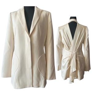NWT JONATHAN SIMKHAI OPEN BACK BLAZER